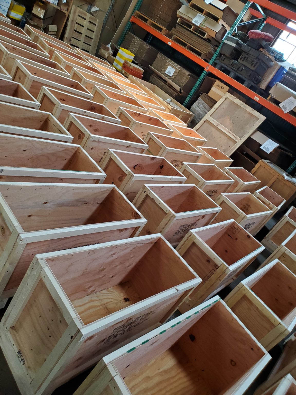 Shipping Wood Crates • Custom made Heat Treated Wooden Crates
