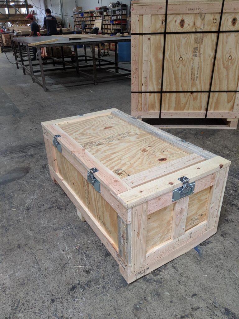 International Shipping Crates ISPM 15 Heat Treated Wood Crates