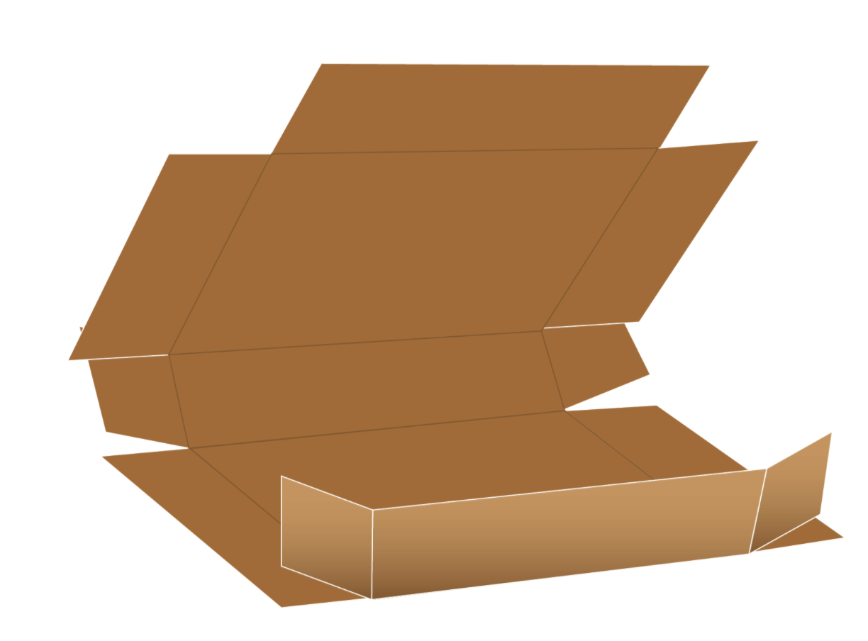 five panel folder boxes