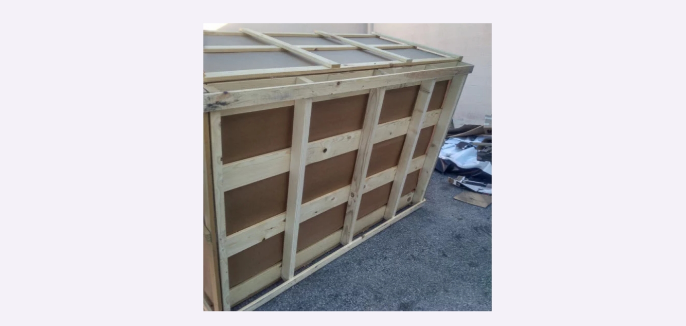 Wooden Open Slat Crates