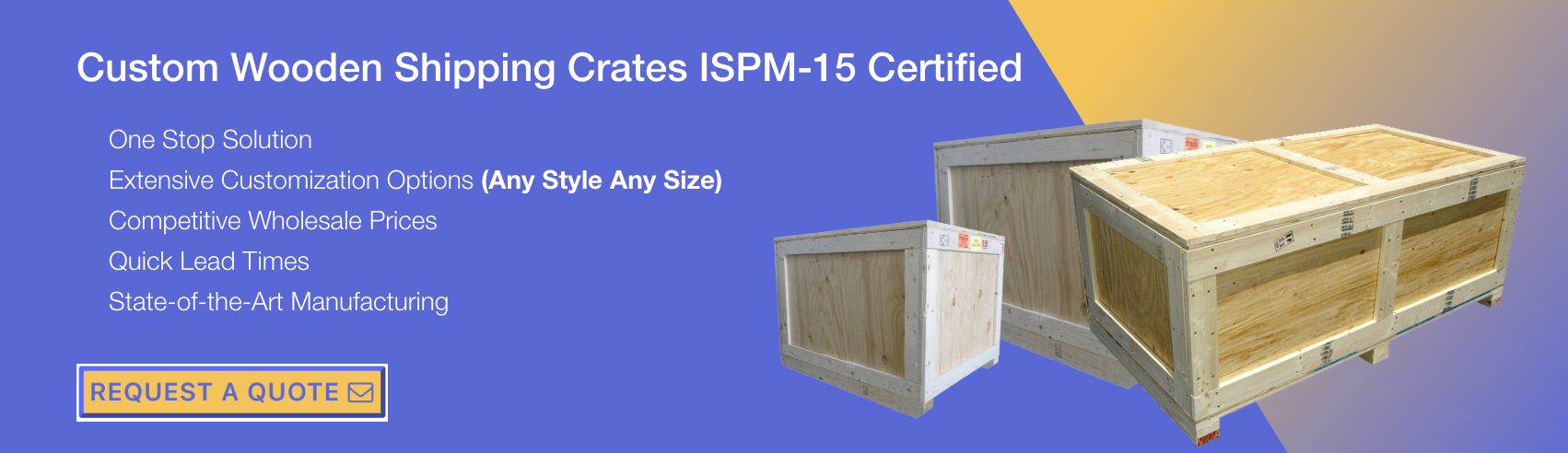 wooden crates packaging