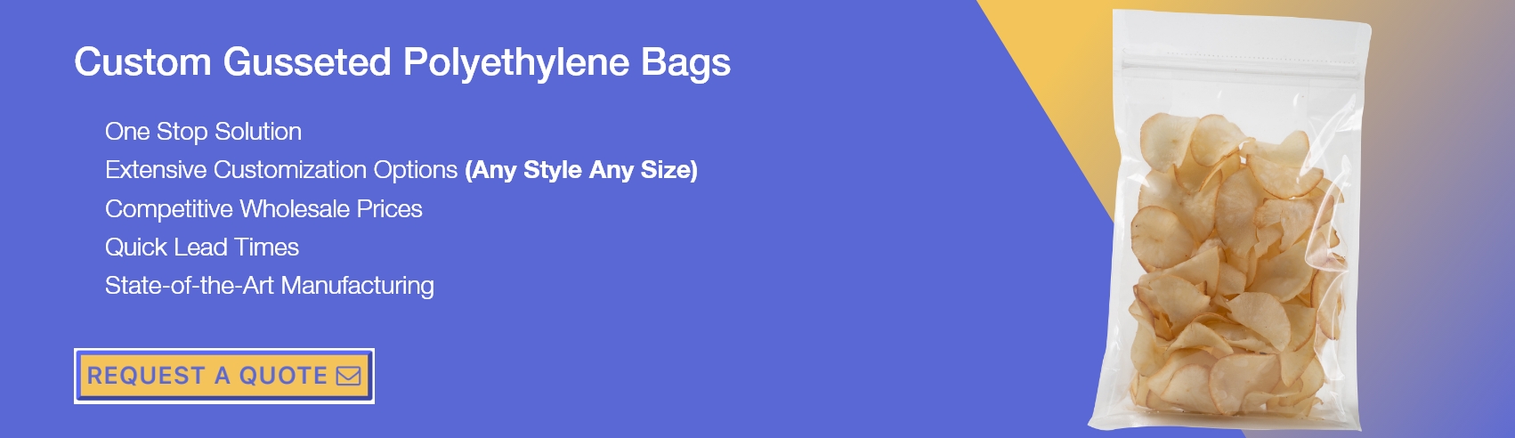 Gusseted Polyethylene Bags