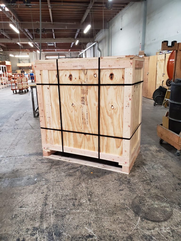 Heat Treated Wood Crate
