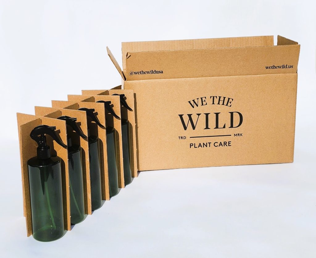 Corrugated Box Partitions used for bottles shipping with corrugated box placed beside it