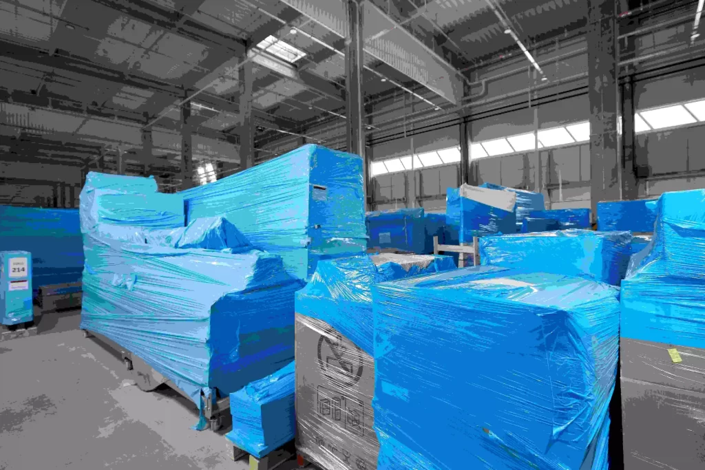 Industrial Products packaging Sealed with VCI Stretch Films