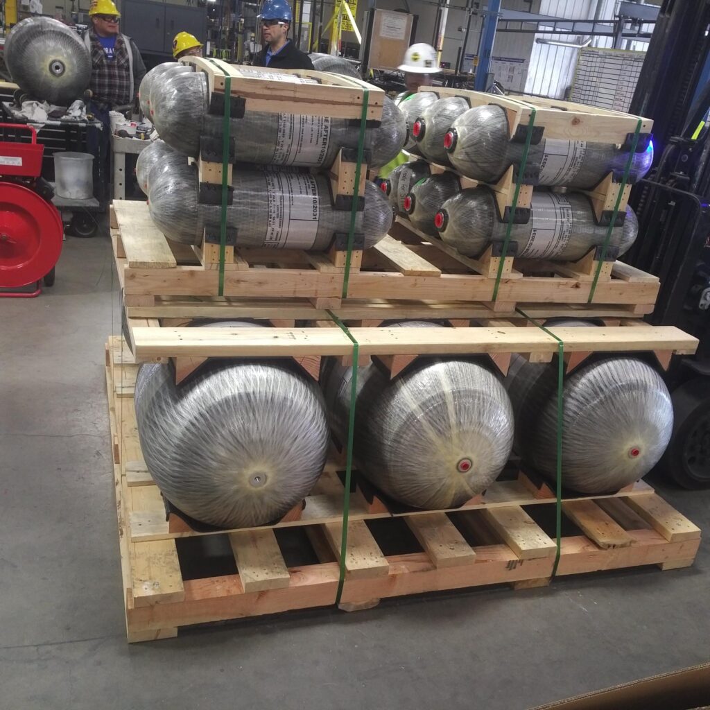 Industrial Shipping using Wooden Pallets